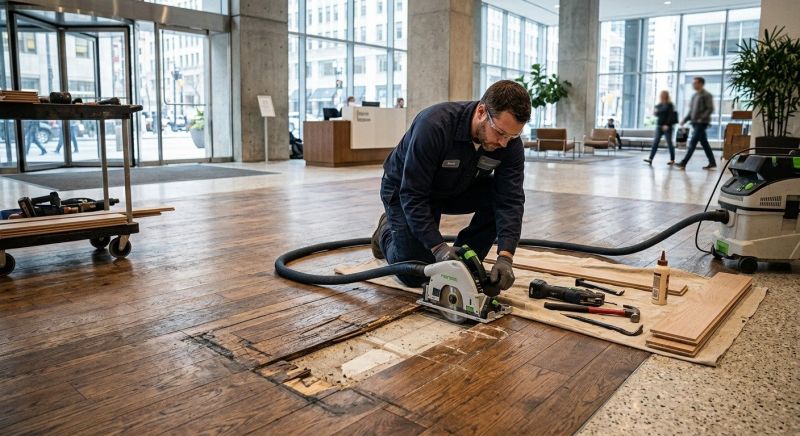 Our team working on Flooring Service projects in Methuen, MA