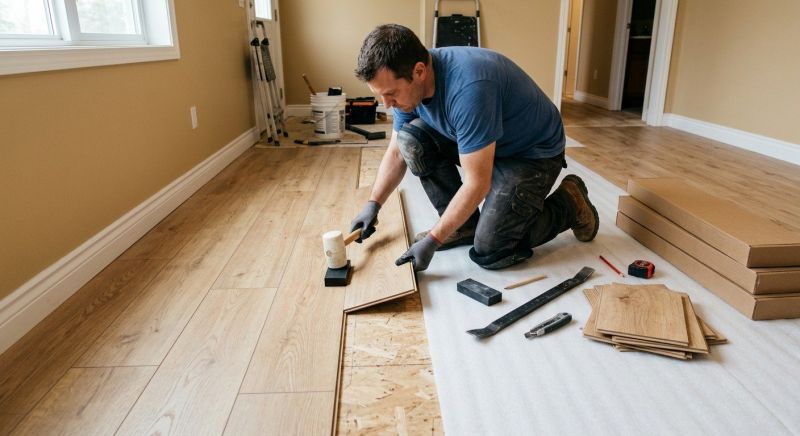 Laminate Floor Installation in Lowell, MA