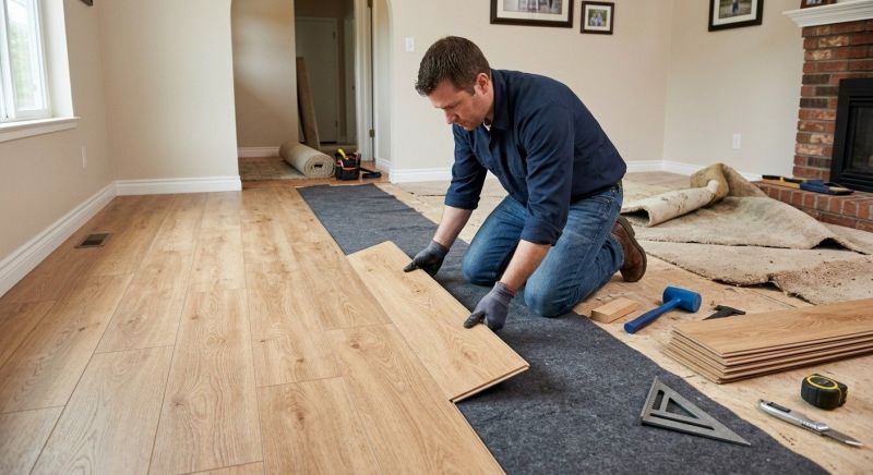Laminate Floor Remodeling in Methuen, MA