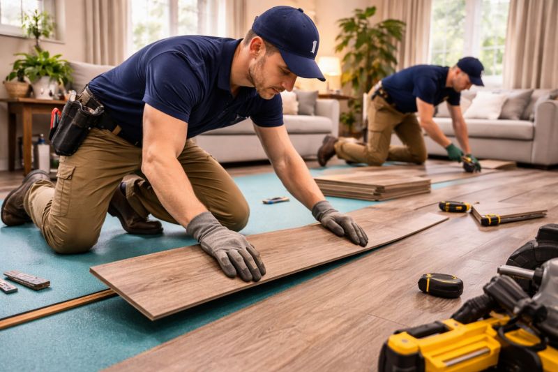 Laminate Floor Replacement in Melrose, MA