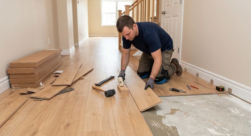 Laminate Floor Replacement in Middleton, MA