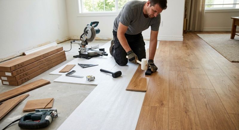Laminate Floor Replacement in North Andover, MA