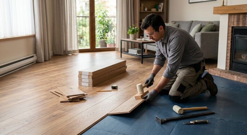Laminate Floor Replacement in Salem, NH