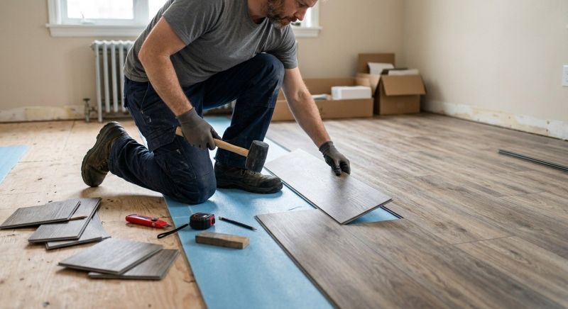 Linoleum Floor Installation in Arlington, MA