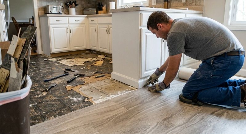 Linoleum Floor Installation in Cambridge, MA