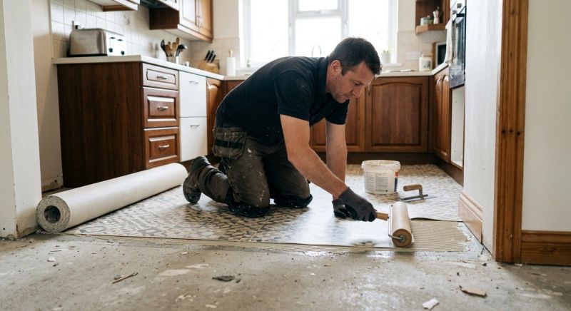 Linoleum Floor Installation in Dunstable, MA