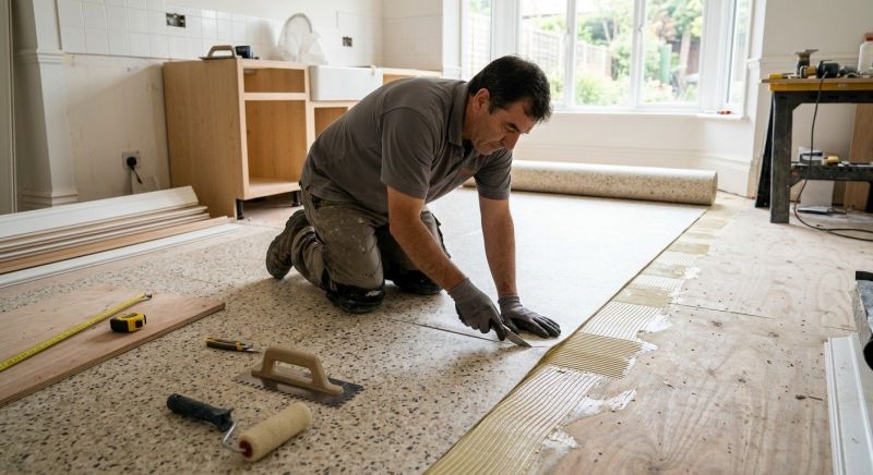 Linoleum Floor Installation in Manchester, NH