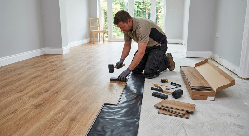 Luxury Vinyl Tile Installation in Bedford, NH