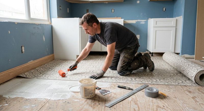 Sheet Flooring Installation in Chelsea, MA