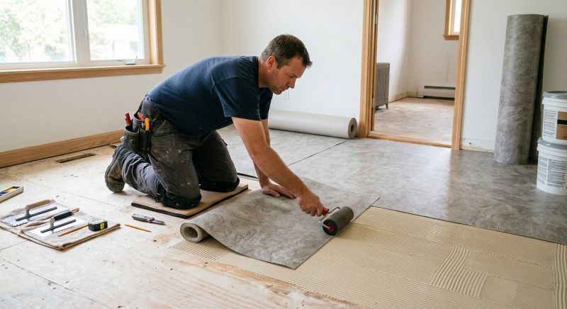 Sheet Flooring Installation in Danville, NH