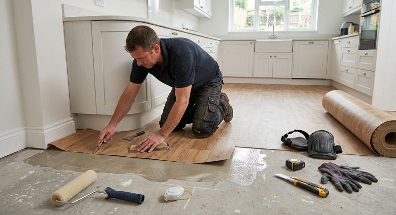 Sheet Linoleum Installation in Danvers, MA