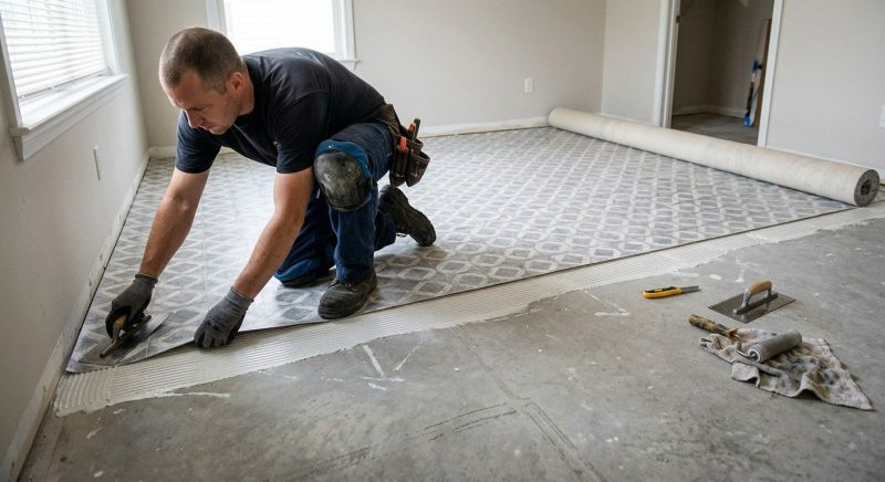 Sheet Vinyl Installation in Hampton, NH