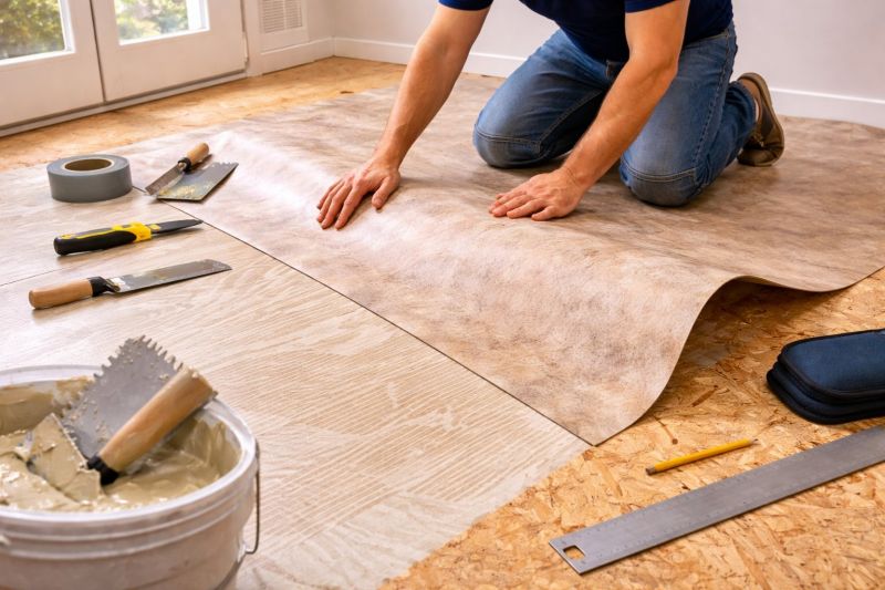 Sheet Vinyl Installation in Westford, MA